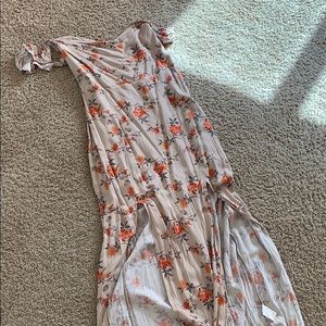 Slitted maxi dress